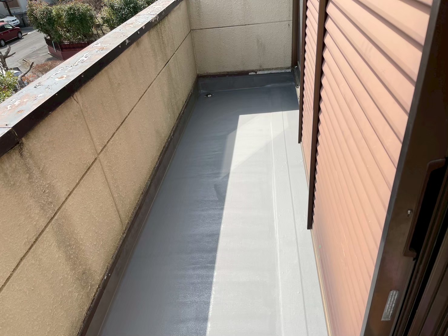 【下妻市】ベランダ防水工事